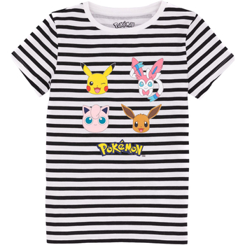 Vêtements Fille T-shirts manches longues Pokemon NS6778 Noir