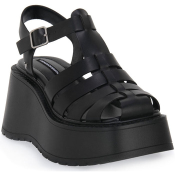 Chaussures Femme Sandales et Nu-pieds Windsor Smith CRUSH BLACK LEATHER Noir