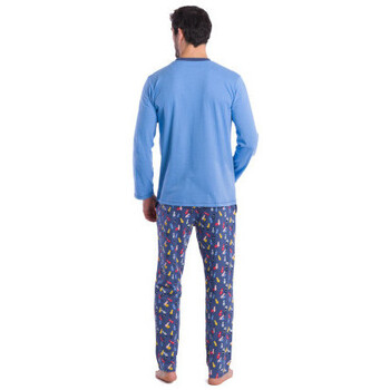 Achile Pyjama long en pur coton jersey 
