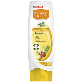 Beauté Serviettes et gants de toilette Natural Honey Wash & Go Acondicionador Seco 