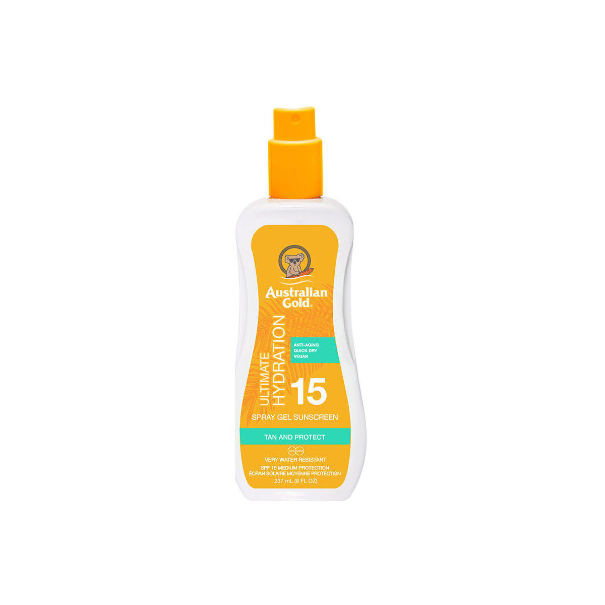 Beauté Protections solaires Australian Gold Crème Solaire Spf15 Gel En Spray 