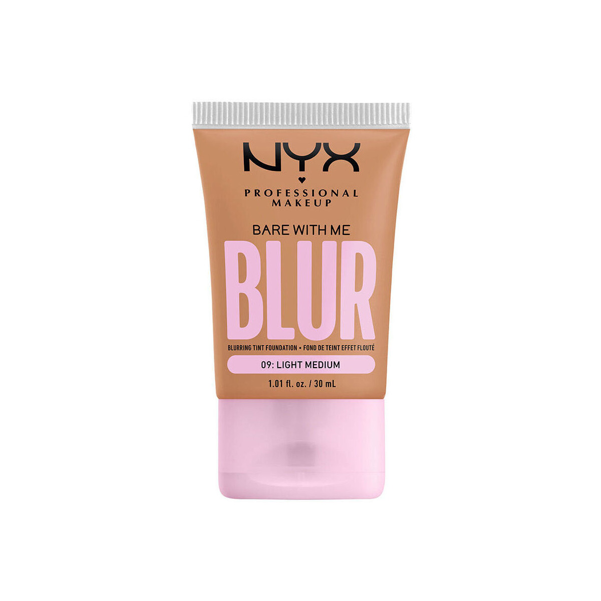 Beauté Femme Fonds de teint & Bases Nyx Professional Make Up Bare With Me Blur 09-médium Clair 