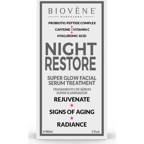 Beauté Dream in Green Biovène Night Restore Super Glow Facial Serum Treatment 