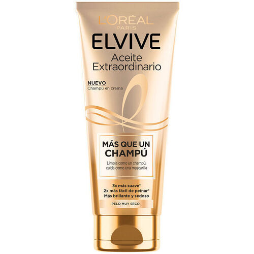 Beauté Shampooings L'oréal Elvive Aceite Extraordinario Champú En Crema 