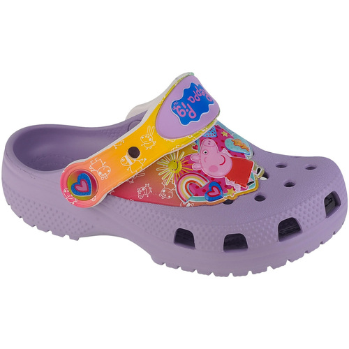 Chaussures Fille Chaussons Crocs Classic Fun I am Peppa Pig T Clog Violet