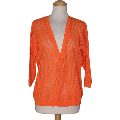 Vêtements Femme Sacs à dos Benetton gilet femme  36 - T1 - S Orange Orange