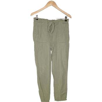 pantalon promod  pantalon slim femme  36 - t1 - s vert 