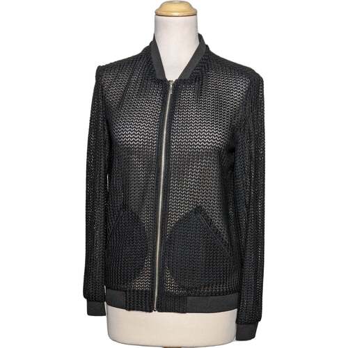 Vêtements Femme Gilets / Cardigans Zara gilet femme  34 - T0 - XS Noir Noir