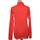Vêtements Femme T-shirts & Polos Nike top manches longues  34 - T0 - XS Rouge Rouge