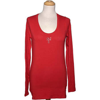 Vêtements Femme T-shirts & Polos Calvin Klein Jeans 38 - T2 - M Rouge
