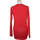 Vêtements Femme T-shirts & Polos Calvin Klein Jeans 38 - T2 - M Rouge