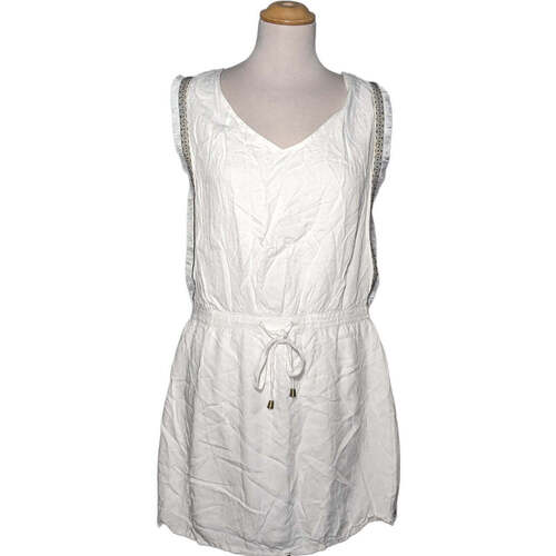 Bonobo robe courte 38 - T2 - M Blanc Blanc - Vêtements Robes courtes Femme  14,00 €