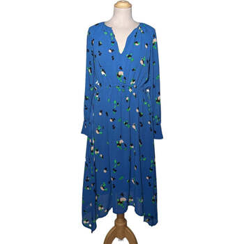 Vêtements Femme Robes H&M robe mi-longue  34 - T0 - XS Bleu Bleu