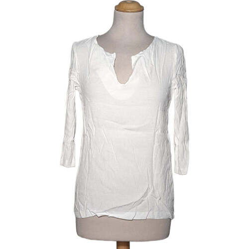 Vêtements Femme T-shirts & Polos Mango top manches longues  36 - T1 - S Blanc Blanc