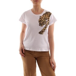 Vêtements Femme T-shirts multco manches courtes Manila Grace T414CU Blanc
