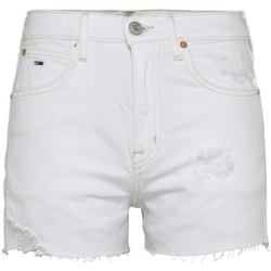 Vêtements Femme Shorts / Bermudas Tommy Jeans Short en jean  Ref 59722 1ce Blanc Blanc