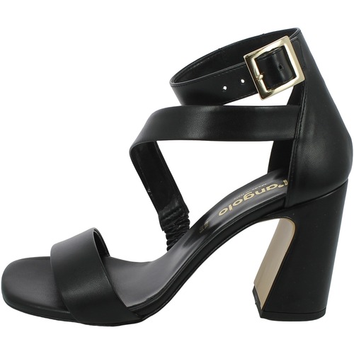 Chaussures Femme Sandales et Nu-pieds L'angolo 2384M011.01 Noir