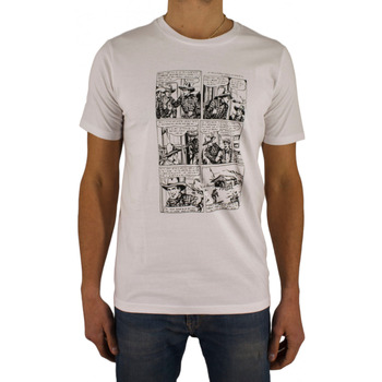 Vêtements Homme T-shirts manches courtes Billtornade Print Blanc