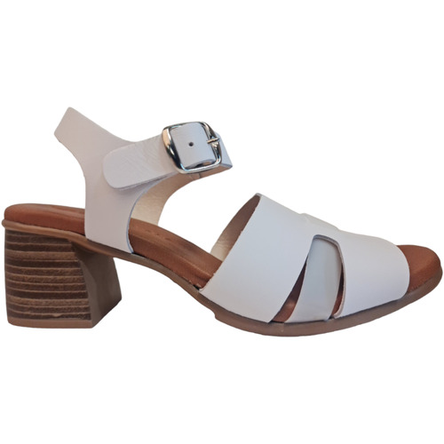Chaussures Femme Sandales et Nu-pieds Mis Alas MITO120BL Blanc
