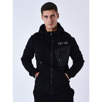 Vêtements Homme Vestes Project X Paris Nike Polygebreide hoodie met ritssluiting en swoosh-logo in kaki Noir