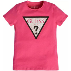 Vêtements Fille T-shirts & Polos Guess G-J1YI35K6YW1 Rose