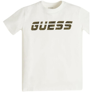 Vêtements Garçon T-shirts manches courtes Guess G-L1BI33J1311 Blanc