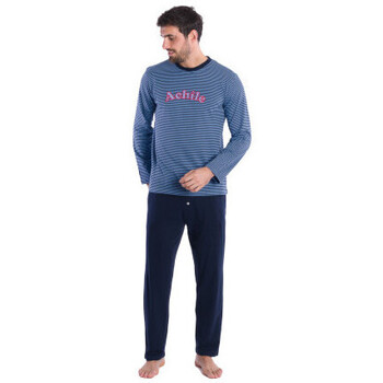 Vêtements Homme Pyjamas / Chemises de nuit Achile Pyjama long en pur coton jersey 