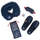 Chaussures Tongs Herschel Amenity Kit Navy/Red Bleu