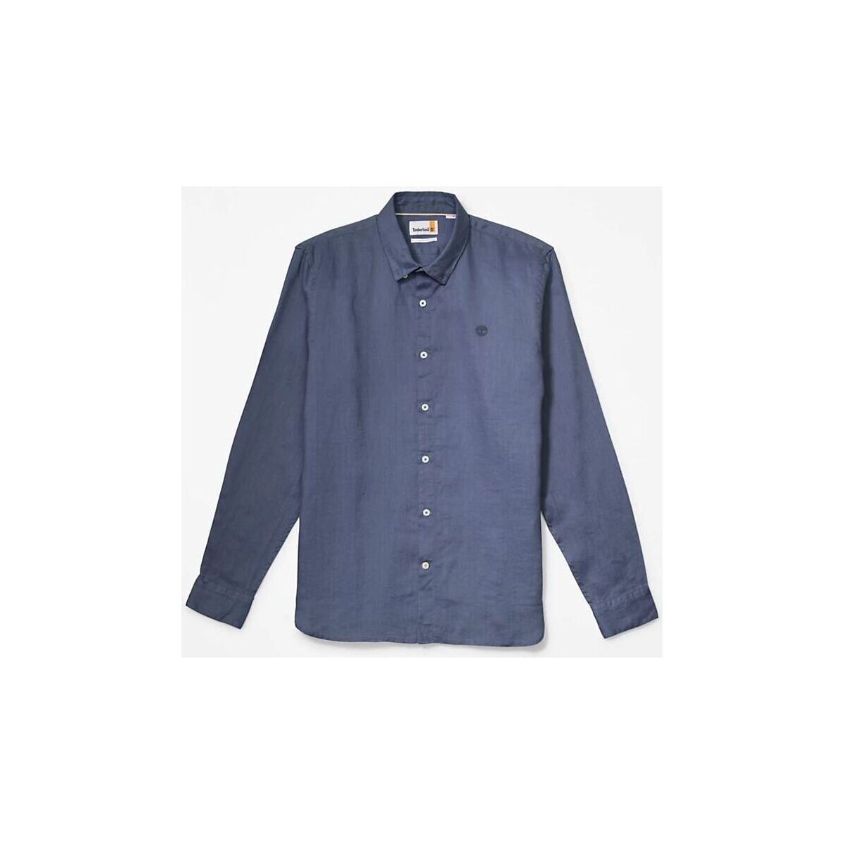 Vêtements Homme Chemises manches longues Timberland TB0A2DC32881 - LINEN SHIRT-DARK DENIM Bleu