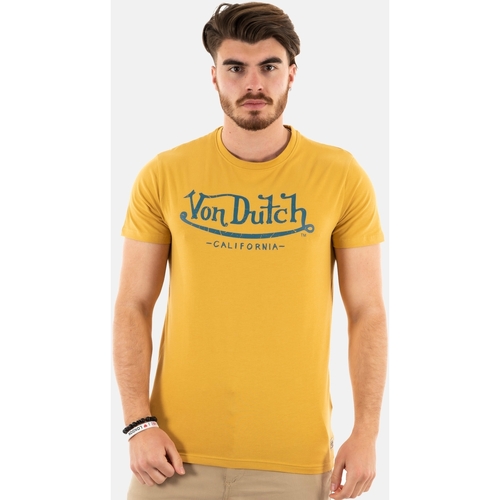 Vêtements Homme HUGO Dolive T-shirt à grand logo Noir Von Dutch trclife Jaune