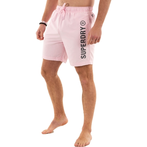 Vêtements Homme Maillots / Shorts de bain Superdry m3010215a Rose