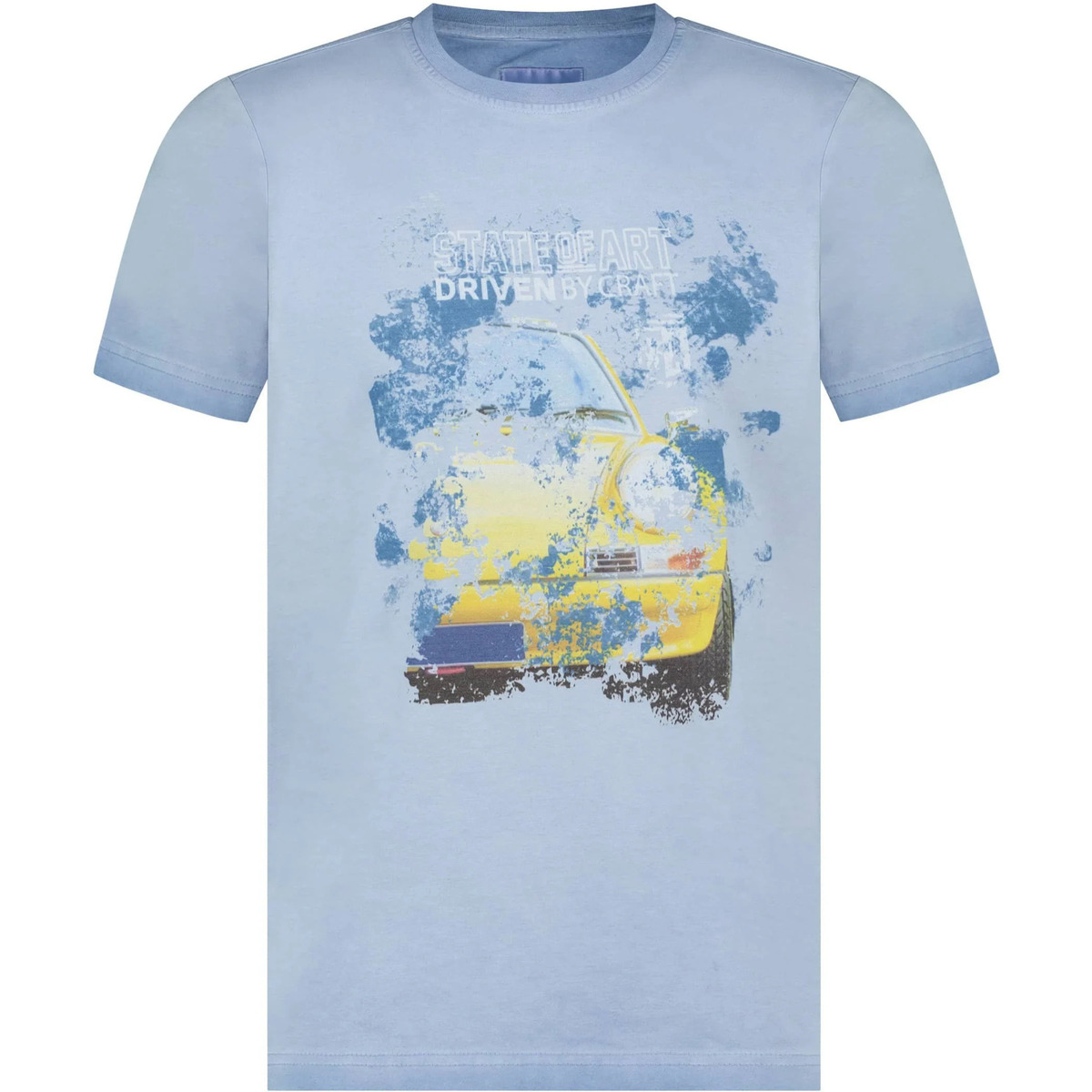 Vêtements Homme T-shirts & Polos State Of Art T-Shirt Impression Bleu Bleu