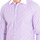 Vêtements Homme Chemises manches longues CafÃ© Coton BOUSCAULT18-101WHLS Violet