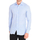 Vêtements Homme Chemises manches longues CafÃ© Coton DANIELLE3-SLIM-55DCS Bleu