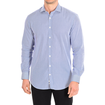 Vêtements Homme Chemises manches longues Cafe' Coton JUNO5-33LS Multicolore
