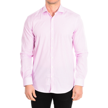 Vêtements Homme Chemises manches longues Cafe' Coton JUNO6-33LS Multicolore