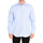 Vêtements Homme Chemises manches longues CafÃ© Coton PINPOINT03-33LS Bleu