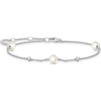 Montres & Bijoux Femme Bracelets Thomas Sabo Bracelet  argent perles de culture oxydes Blanc