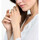 Montres & Bijoux Femme Bracelets Thomas Sabo Bracelet  argent symbole peace empierré Blanc