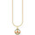 Montres & Bijoux Femme Colliers / Sautoirs Thomas Sabo Collier  argent doré symbole Peace

multicolore Jaune