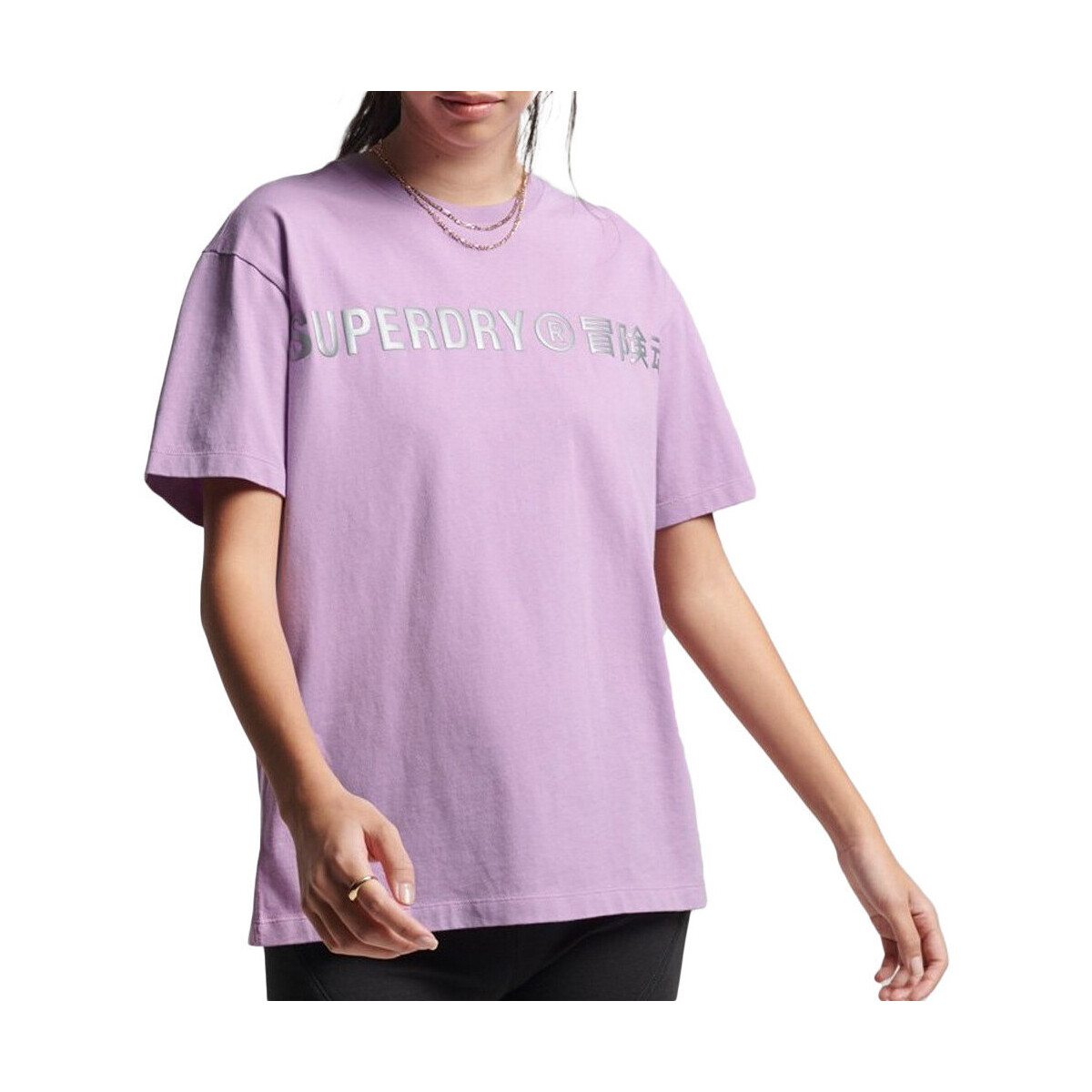 Vêtements Femme T-shirts & Polos Superdry W1010830A Violet