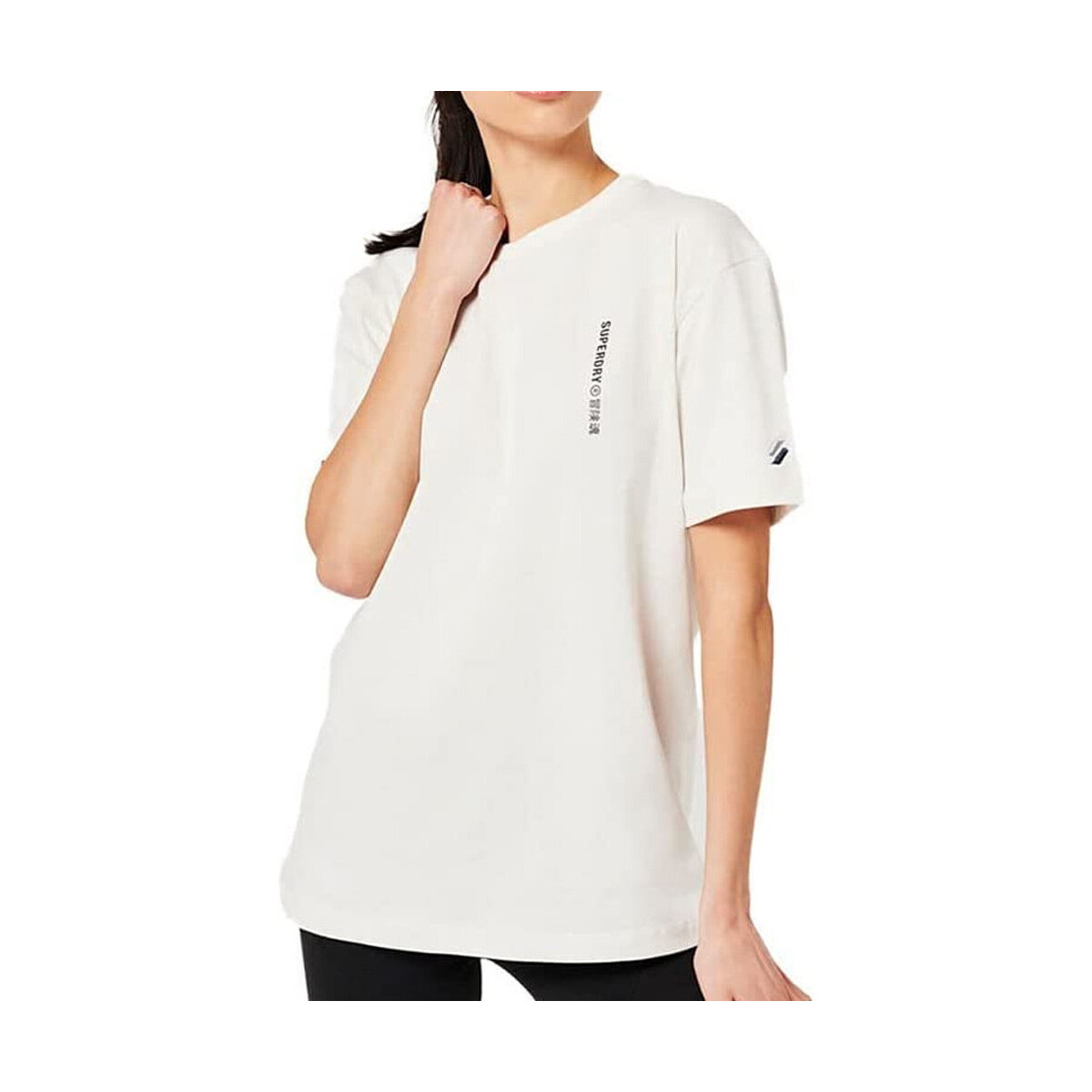 Vêtements Femme Nike NBA Brooklyn Nets Logo Dri-FIT Mens T-Shirt Superdry W1010830A Blanc