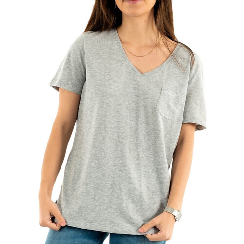Vêtements Femme T-shirts manches courtes Superdry W1010521B Gris