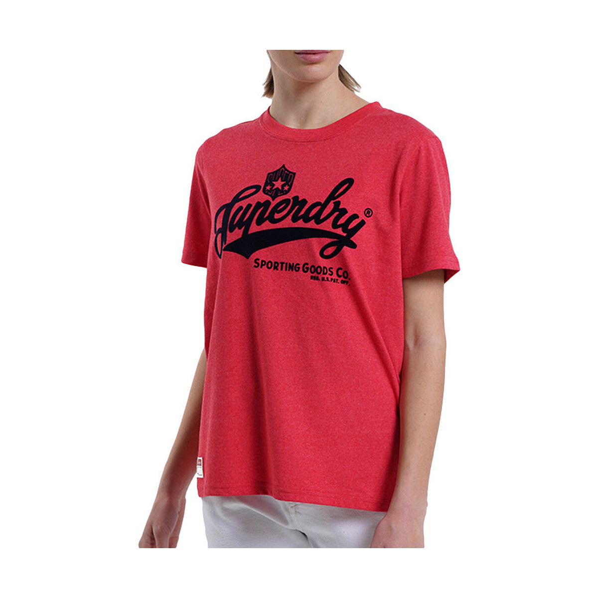 Vêtements Femme T-shirts manches courtes Superdry W1010793A Rouge