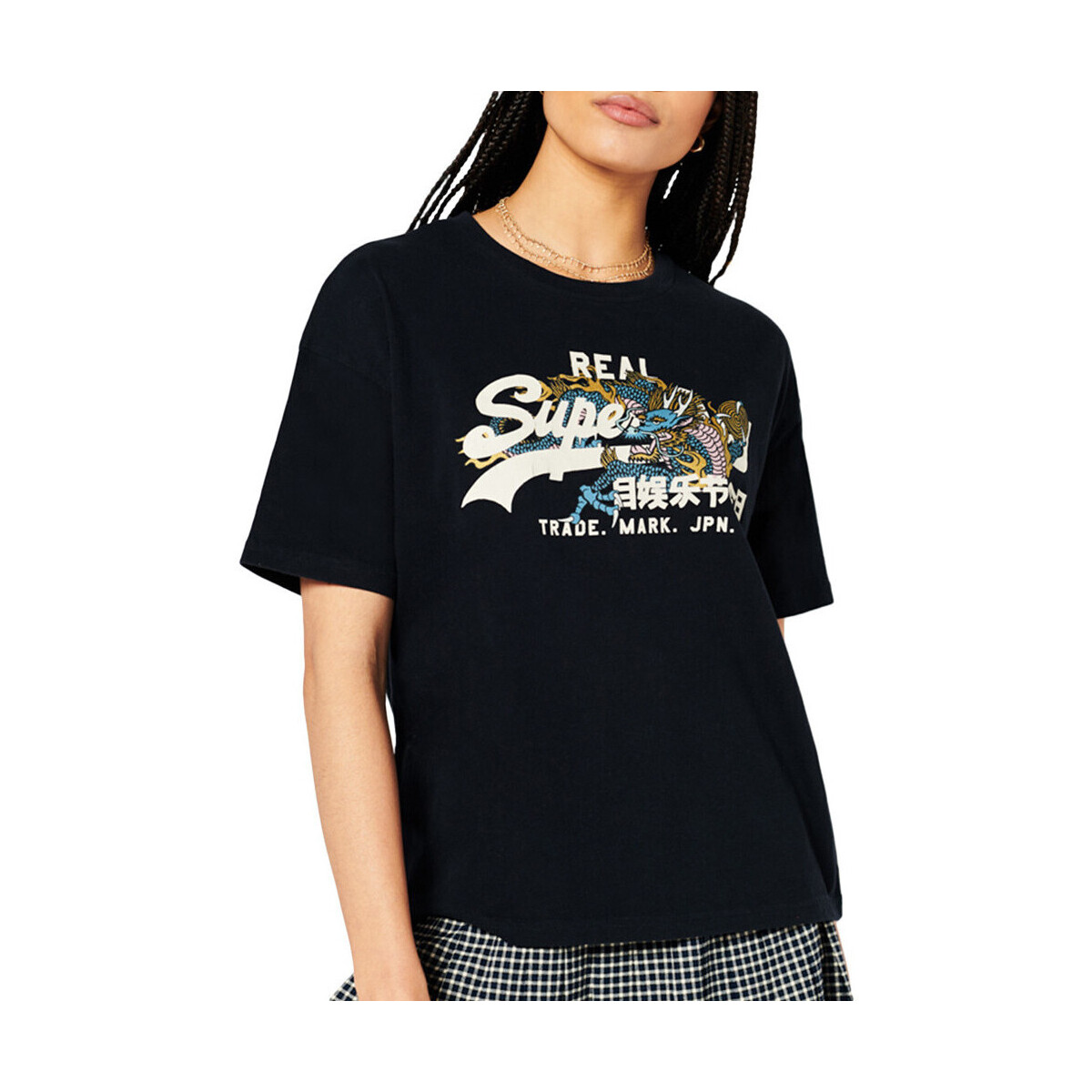 Vêtements Femme T-shirts & Polos Superdry W1010789A Bleu