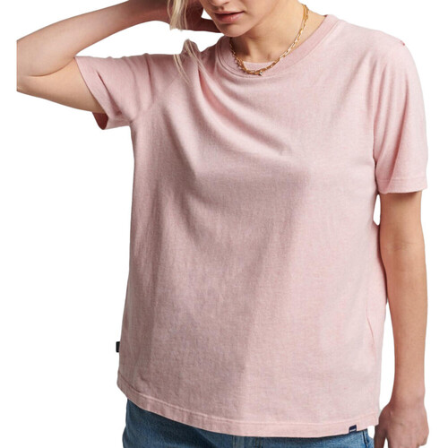 Vêtements Femme T-shirts manches courtes Superdry W1010689A Rose