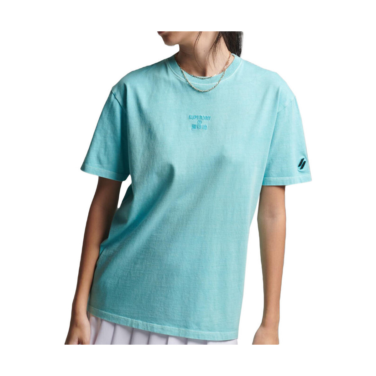 Vêtements Femme T-shirts & Polos Superdry W1010829A Bleu