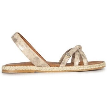 Chaussures Femme Sandales et Nu-pieds Popa Arizona Soft Footbed Nubuck Sandals Laminado Oro Doré