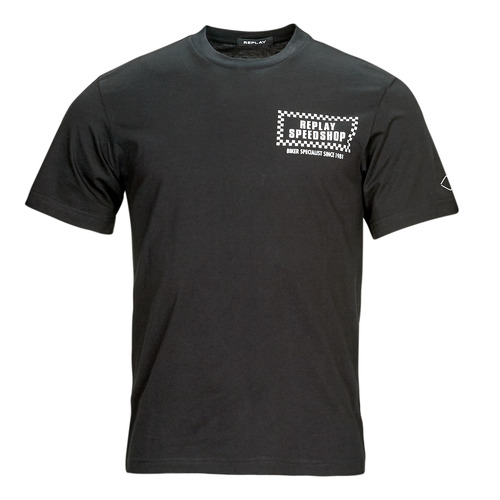 VêBeard Homme T-shirts manches courtes Replay M6699 Noir