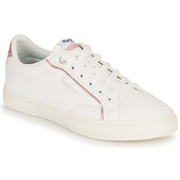Chaussures Femme Baskets basses Pepe tailored jeans KENTON YUSTY W Blanc